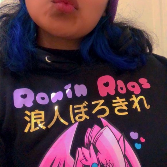 Ronin rags yugioh Heart eyes pink dragon hoody - Picture 2 of 3